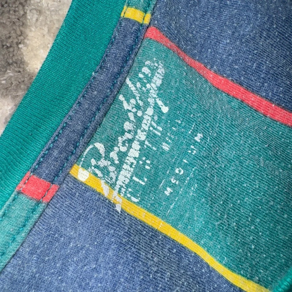 Vintage Brooklyn Clothing Striped Tee Size Medium Unisex - Picture 6 of 6